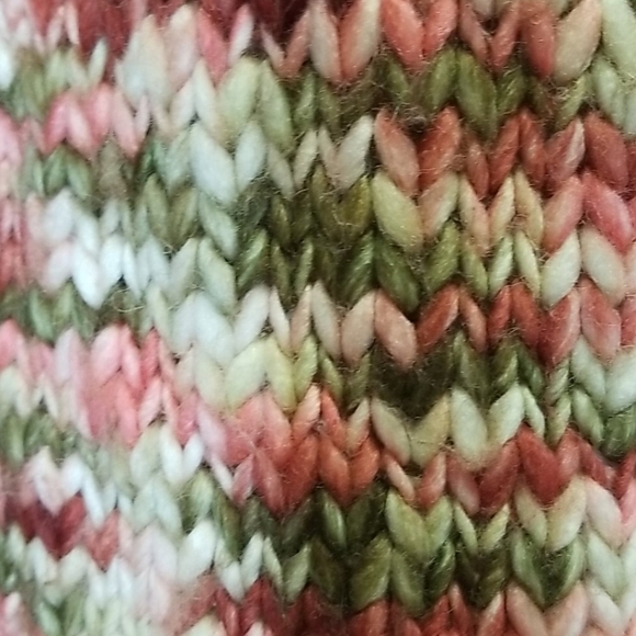 Vintage 90s Maurices Wool Chunky Knit Sweater LG - Picture 4 of 6